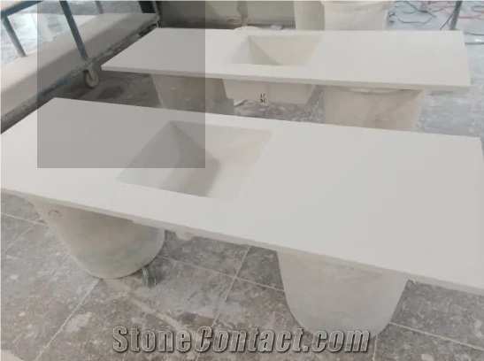 Artificial Stone Counertop Basin for Wash Face and Hand