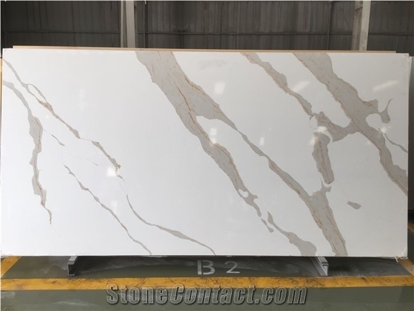 Artificial stone countertops Stone Calacatta Quartz slab