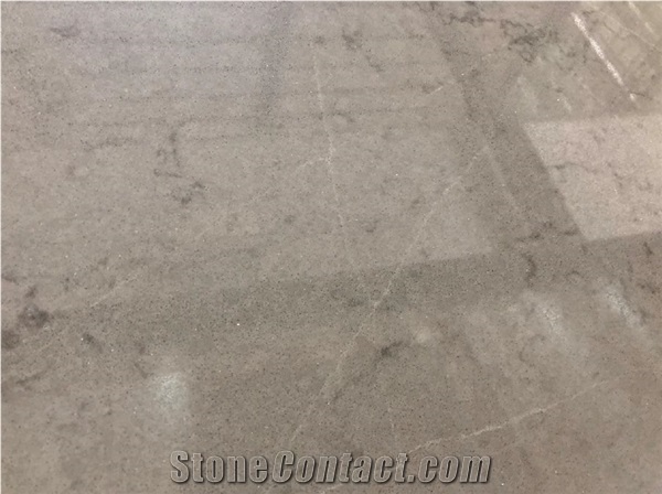 Cement Ash Quartz Slab 7016