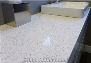 Cheaper Usa Kitchen White Quartz Countertop