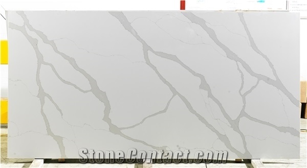 Colorful Man Made Stone Quartz Slabs with Certification