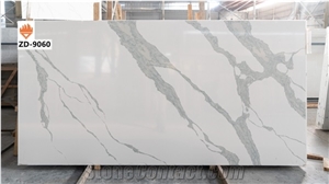 Good Quality Factory Calacatta Artificial White Stone Slab