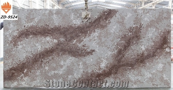 Good Stone Decorative Artificial Marble Look Quartz Slab