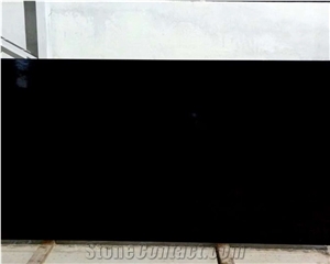 Pure Black Color Quartz Surface Malaysia Manufacturer