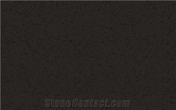 Universal Black Quartz Stone Slab