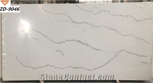 Usa Ca Factory Competitive Price Synthetic Quartz Slabs