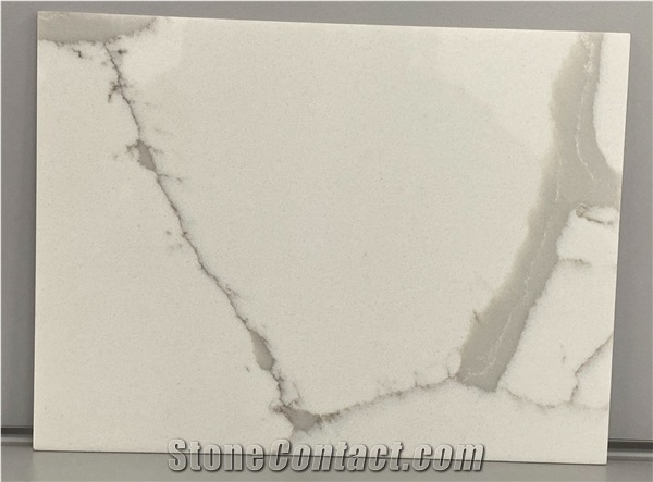 White Marble Look Premium Quartz 9012