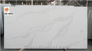 White Quartz Stone Price Artificial Calacatta Slabs