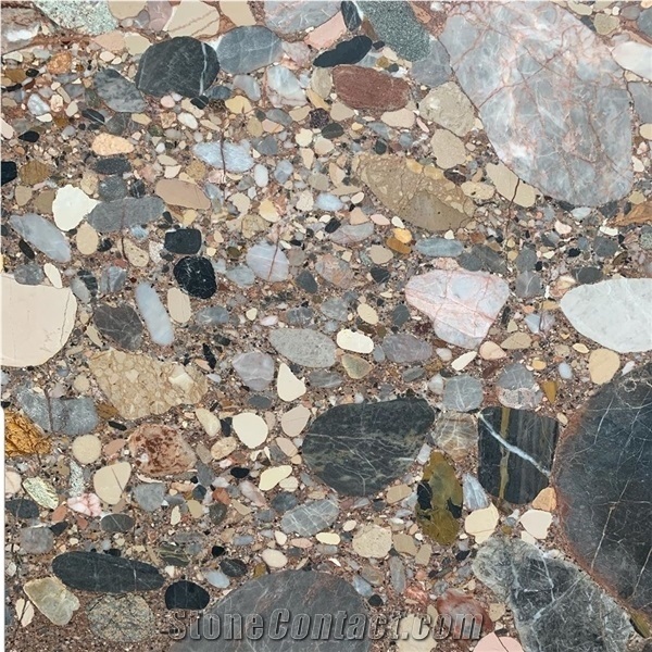 Ceppo Dei Volpi Conglomerate Tiles & Slabs