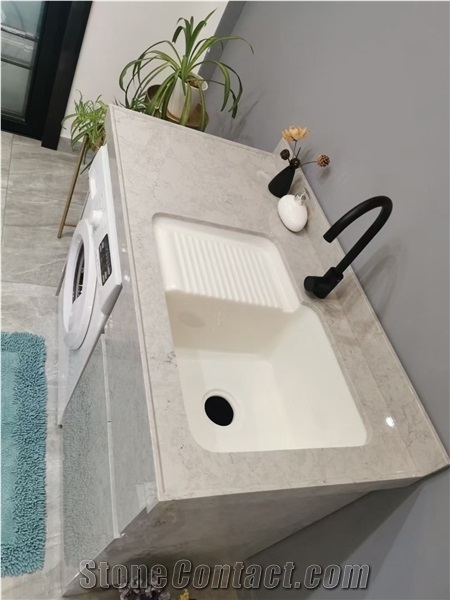 New Artificial Marble Bathroom Slab Vanity Top Wall Tile