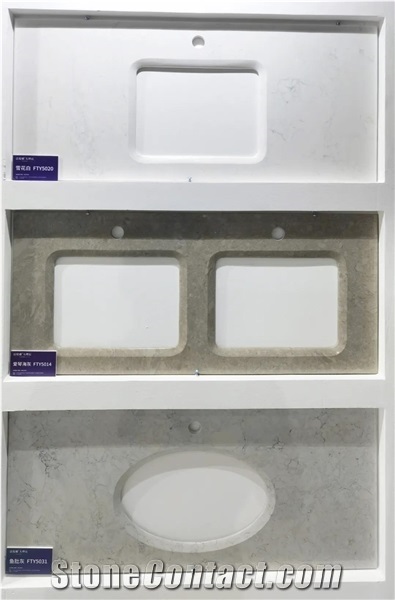 New Artificial Marble Bathroom Slab Vanity Top Wall Tile