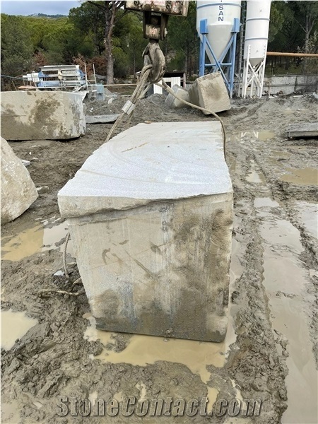 Raw Bergama Grey Granite Blocks