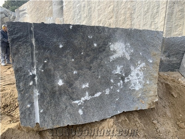 Raw Bergama Grey Granite Blocks