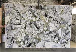 Ice Green Marble Wall Cladding