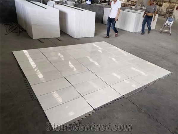 New Ariston White Marble for Flooring Tiles