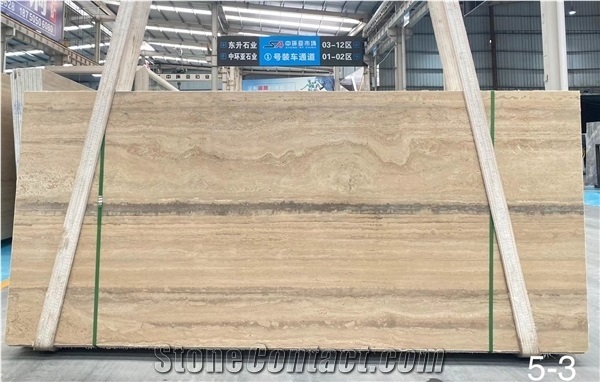 Silver Beige Travertine for Wall Cladding