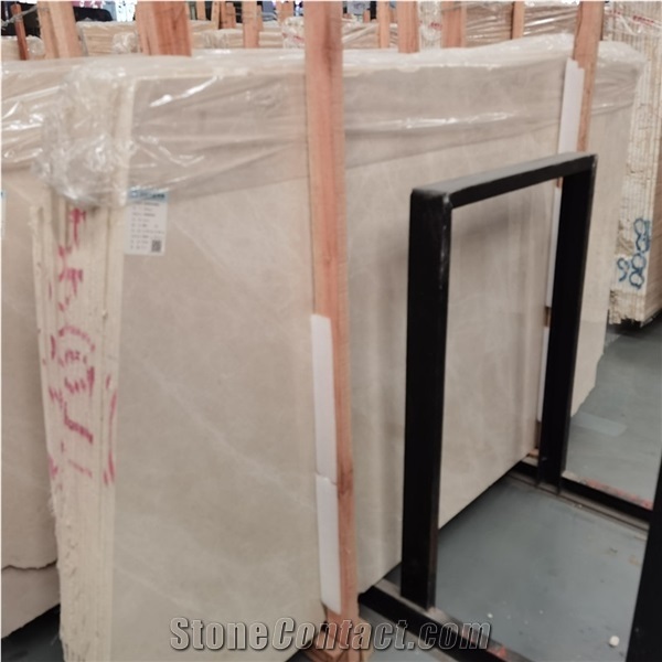 Aran White Beige Marble Slab Price for Construction