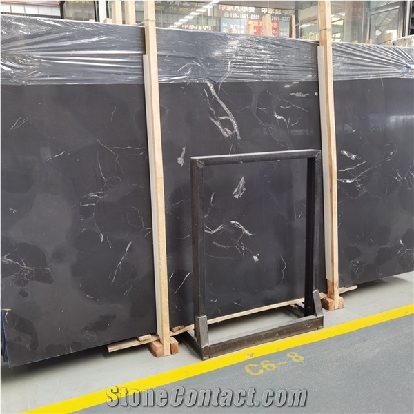 Black Marble with White Vein Slab for Sales