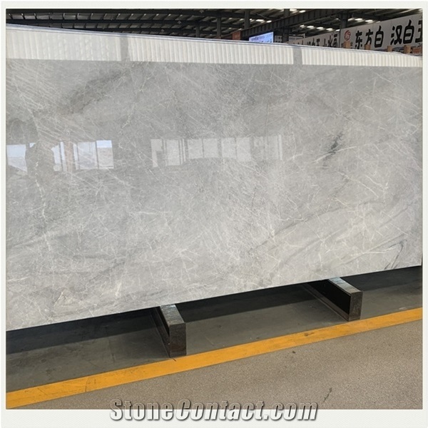 Blue Ice Grey Marble Slab for Interior Wall Floor Design