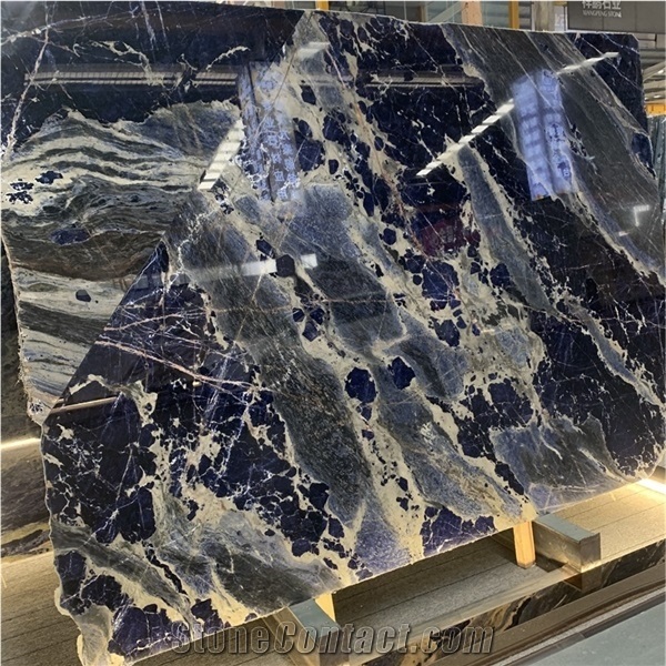 Brazil Blue Stone Cloisonne Marble Slab for Hotel Wall Tiles