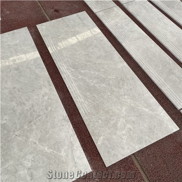 Building Material Yabo White Marble Stairs for Hotel &Villa