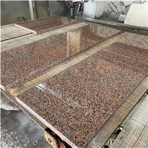 China Cheap G562 Maple Leaf Red Granite Slab for Project