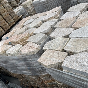 China Cheap Granite Outdoor Ice Crack Stone Flagstone