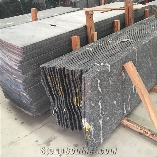 China Rega Baleto Black Granite Tile for Floor Wall Cladding