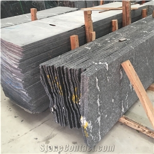 China Rega Baleto Black Granite Tile for Floor Wall Cladding