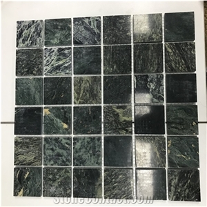 Dark Green Marble Mosaic Tiles Swimming Pool Bathroom Floor