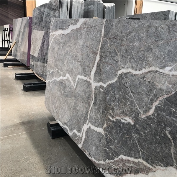 Etruscan Grey Marble Slabs for Mable Bathroom Tiles