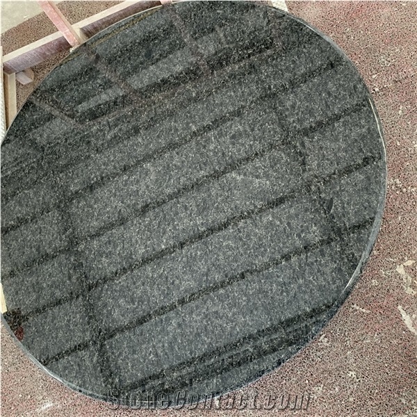 Factory Good Quality Round Green Granite Table Top for Home