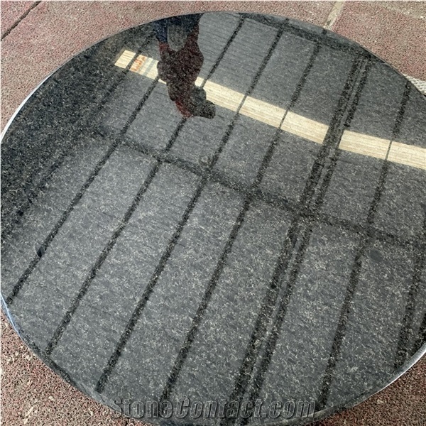Factory Good Quality Round Green Granite Table Top for Home