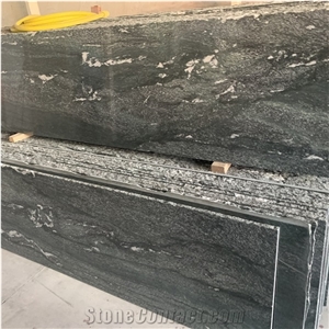Factory Supply Natural Green Granite with White Veins Slab