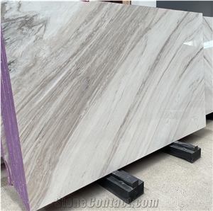 Good Quality Italian Palissandro White Marble Slab for Hotel
