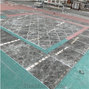 Grey Marble Composite Flooring Tiles
