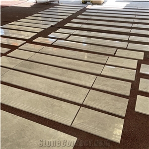 Grey Marble Tiles Flooring Stair Low Price for Villa Project