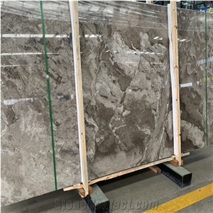 Grey Marble Tiles for Flooring Design and Background Wall
