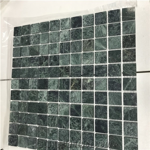 High Quality Polished Green Marble Mosaic Tiles For Pool