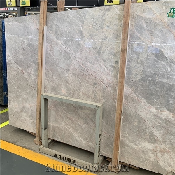 Italy Ice Grey Marble Slab for Residential Wall Floor Design