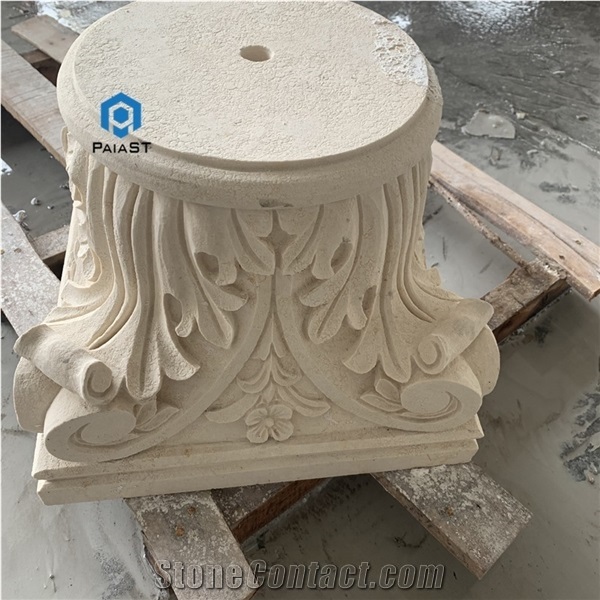 Limestone Carving Columns