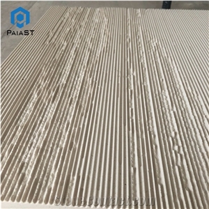Limestone Groove Surface Tiles for Interior&Exterior Wall