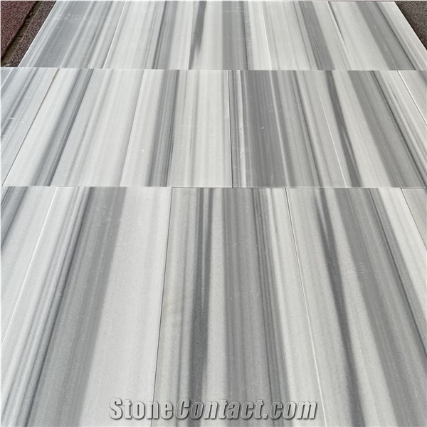Marmala White Thin Tiles for Hotel and Villa Wall Decor