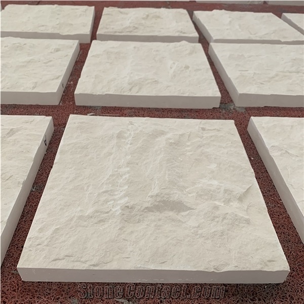 Natural Surface White Limestone Tile for Wall Caldding Decor