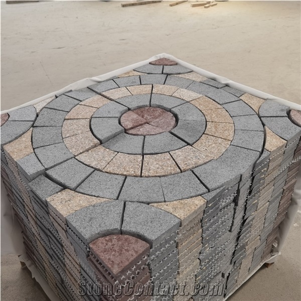 Outdoor Patio Garden Natural Granite Driveway Paving Stone