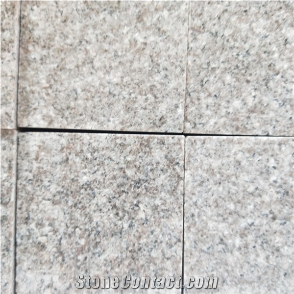 Pink Granite Cube Paving for Outdoor Driveway Patio Pavement