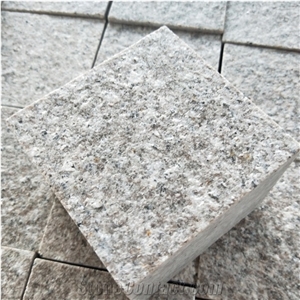 Pink Granite Cube Paving for Outdoor Driveway Patio Pavement