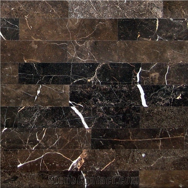 Polished Coffee Wood Brown Wood Marble Flooring Tiles