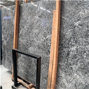 Polished Snow Mountain Silver Fox Marble Floor and Wall Tile