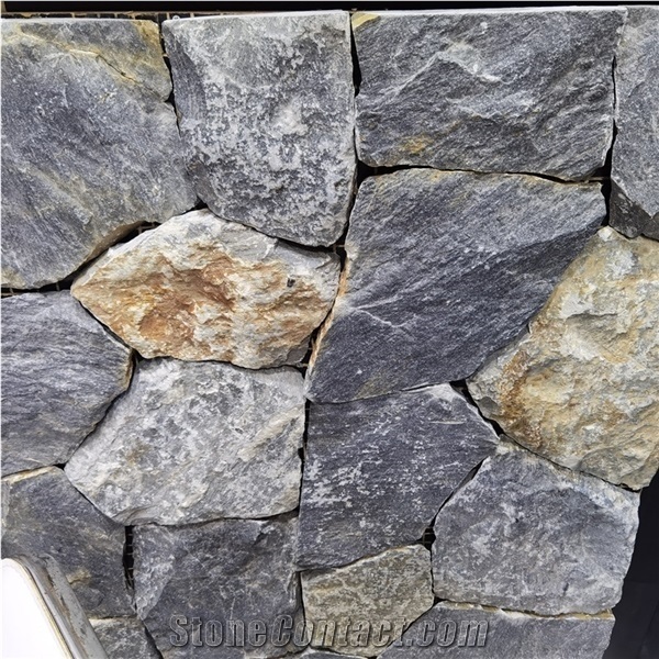 Slate Loose Stone Castle Rock Panel Wall Decoration